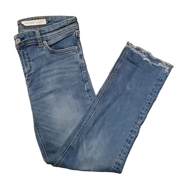 Anthropologie Pilcro and The Letterpress Slim Straight Jeans 27 - Picture 11 of 15